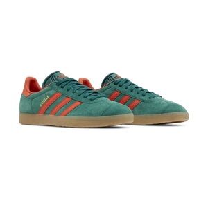 Adidas Gazelle “Collegiate Green Preloved Red” Men’s 5.5, Women’s 7